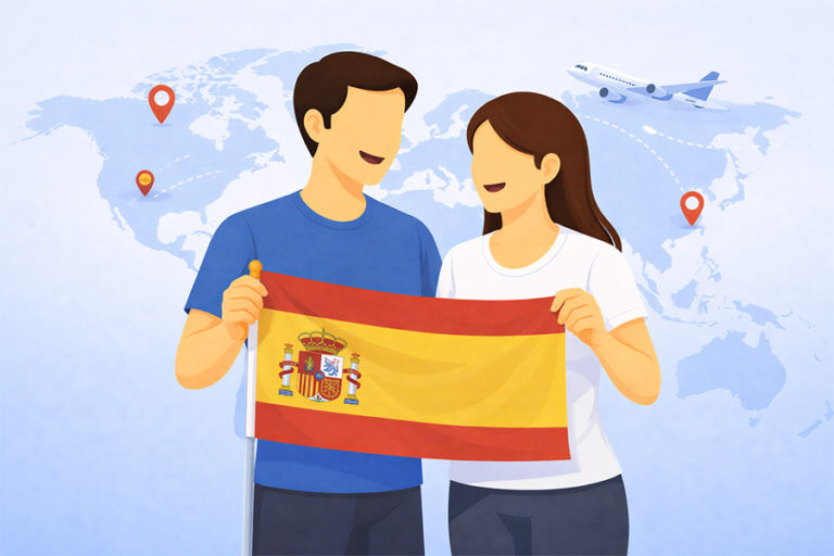 Españoles residentes en el extranjero